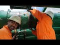 CARGO PIPELINE DRESSER COUPLING/EXPANSION JOINT PACKING RENEWAL || FLYING AT SEA ||
