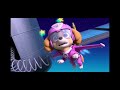 Skye's wing is stuck on the satellite and she's dizzy|Paw patrol