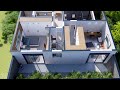 Single-storey House 100m² | Practical and Elegant | House Design With Floor Plan
