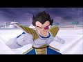 Scouter Vegeta Vs saibaman Dragon Ball z Budokai Tenkaichi 2