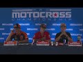 Post Race Press Conference 450 | Southwick National 2024