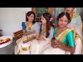 Onam Photoshoot BTS| Sindhu Krishna | Ahaana Krishna