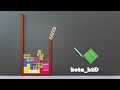 Tetris Softbody Simulation / Blender Animation 001 #games #tetris #gaming #animation #puzzle