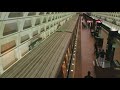 Washington DC Metro from Archives on Yellow line October 2017