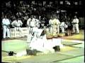 Kyokushin Karate - Hanshi Steve Arneil Ice Break at The 1993 British Open Knockdown Tournament