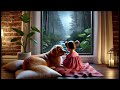 Soothing Rain Sounds to Make You Calm　~lofi music~ Baby and Golden retriever