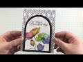 LDRS Creative | Rainbow Stenciled Flowers Delicate Stems Impress-ion Press + Foil Plates