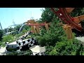 IRON DRAGON - CEDAR POINT - FRONT CAR - POV - FULL RIDE