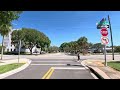 Delray Beach Florida Driving Through