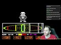 THE SECOND HALF OF SANS FIGHT!! First Time Playing Undertale Genocide Run! (pt.13)