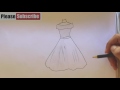 How to Draw a Dress Easy Step by Step