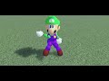 Luigi dancing to absolutely nothing