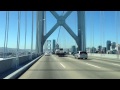 Driving West on the new Bay Bridge