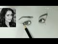 How to do shading on a face episode lesson 01- drawing Shraddha Kapoor