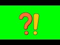 QUESTION MARK Animation - Green screen Full hd Download - No copyright