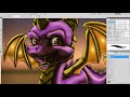 Spyro try [timelapse speedpainting video]