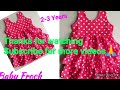 Baby Frock/Layer Baby Frock Cutting and Stitching