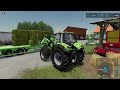 Collecting HAY Bales, Plowing and Spreading LIME│Franken│FS 22│ Timelapse 3