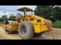 Grader CAT 12G ล้มกองหินคลุก มิกซ์หินคลุก+ปูหิน #สุชาบดีก่อสร้าง