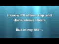 Karaoke - In My Life - Judy Collins