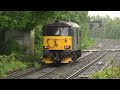 Fantastic Morning at Water Orton in the Rain 22/05/24 Rare Sighting of a  Caledonian sleeper Class73