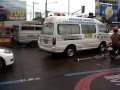 smoke-belching ambulance