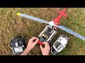 BELL 206 - Scale RC Helicopter From FLYWING With GPS FC
