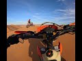 Perfect line 👌✨ in the dunes of Merzouga, Morocco 🇲🇦 I KTM 500 EXC #offroad #ktm500exc