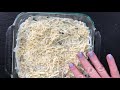How to Make Quick Holiday Dip ~ Spinach Artichoke Dip ~ One Hot Bite