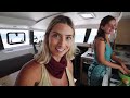 24 HOURS LIVING ON A SAIL BOAT (with sailing La Vagabonde)