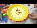 School Project Clock/ how to make clock / DIY/ Clock Model for Kids