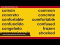 Castilian Spanish lesson: Spanish Adjectives and phrases. Learn Spanish With Pablo