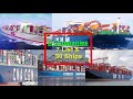 World's Biggest Container Ships in 2020 & 2021 [ *Never Seen All Together ] Total Details