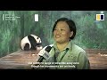 Baby panda takes her first steps in China