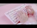 [4K] Unboxing Leobog Alice A75 Kawaii Meow Keyboard x WhatGeek 💓 Barbie Switches ~ Pre-Lubed! 🐈