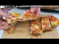 ONLY 1 BREAD MATERIAL YOU WANT TO DO ‼️ AWESOME DELICIOUS PIZZA