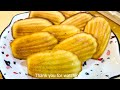 How To Make  Madeleine Cake | مادلين كيك فرنسي يالليمون