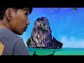 Timelapse Tutorial: Rocky Beach Painting and Long Tail Boats in Ao Nang, Krabi Thailand