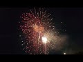 Canada day fireworks in sherwood park  alberta. up close