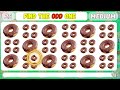 Find the Odd One Out - 🍦🍰 Sweets Edition!  - Sweet Puzzle Challenge | Easy, Medium, Hard.