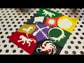DIY Game of Thrones House Sigil Painted Collage