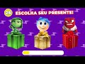 🎁🌈 ESCOLHA SEU PRESENTE | DIVERTIDA MENTE 2 🤬😊 intensamente 2 Jogo das Escolhas