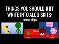 How To Make An Algicosathlon Skit | Non-Serious Tutorial