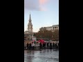 Shock Trauma Chopper Takes off from Trafalgar Square