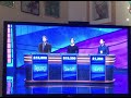 Jeopardy - I know nothing about a dick tree