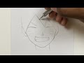 رسم أنمي سهل | تعلم رسم بوروتو اوزوماكي خطوة بخطوة باستخدام قلم رصاص فقط