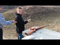 Corbin shooting my Taurus PT-140 Millenium Pro