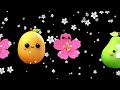 BABY FRUIT DANCING In the Spring 🌷🌷🌷 SENSORY VIDEO 🌈💐🌹🌼