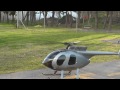 MD 500 E 700 size five blade Rc Heli  With sound module.