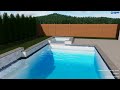 35-Foot Jumbo Pool with Spa